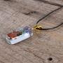 YGLINE Natural Raw Stone Healing Crystal Necklace Wire Wrapped Pendant for Womens Ladies
