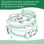 Yaomiao 9 Pieces Girls Leather Wrap Rope Bracelet Double Heart Bracelet with Infinity Symbol Jewelry for Teenage Girls and Young Women