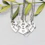 RAMESON Family Jewelry Gift Big Middle Sister Little Sis Mom Set of 3 Sisters Charm Jewelry Pendant Puzzles Necklace for Women Mother Sisters Daughter Gifts RAMESON Family Jewelry Gift Big Middle Sister Little Sis Mom Set of 3 Sisters Charm Jewelry Pendant Puzzles Necklace for Women Mother Sisters Daughter Gifts
