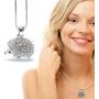 Lola Bella Gifts Crystal Hedgehog Fashion Necklace