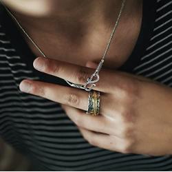 Paz Creations .925 Sterling Silver Infinity Rope Chain Necklace