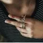 Paz Creations .925 Sterling Silver Infinity Rope Chain Necklace
