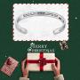 KEPKGO Inspirational Cuff Bracelets Gifts for Daughter, for Mom Granddaughter Women Girls Gift