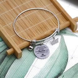 Jewelady Cuff Bangle Bracelet You are Braver Than You Believe Stainless Steel Inspirational Bracelet