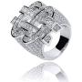 Crystal Dollar Sign Ring for Men, Iced Out Cubic Zirconia US Dollar Ring, Hip Hop Dollar Symbol Ring, Punk Rock Ring for Rapper, Dollar Money Amulet Ring, Dollar Keepsake Jewelry Gift