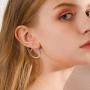 Silver Hoop Earrings for Women, 4 Pairs Small Silver Huggie Earrings Hoop Set | Mini Cartilage Hypoallergenic Tragus Helix Jewelry for Girls Men Teenagers (12mm/15mm/20mm/24mm)