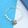 HN HNHB Marine Mom Bracelet Military Mom Navy Marine Gift Women Jewelry Gifts Makes Perfect Mom Gifts