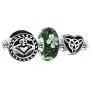 Mixed Set Bundle .925 Sterling Silver Murano Glass Good Luck Celtic Shamrock Irish Green Clover Knot Claddagh Charm Bead Spacer Fits European Bracelet For Women Teen Mixed Set Bundle .925 Sterling Silver Murano Glass Good Luck Celtic Shamrock Irish Green Clover Knot Claddagh Charm Bead Spacer Fits European Bracelet For Women Teen
