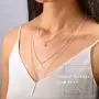 Yalice Multi-Layered Round Disc Necklace Chain Vertical Bar Pendant Necklaces Jewelry for Women and Girls Yalice Multi-Layered Round Disc Necklace Chain Vertical Bar Pendant Necklaces Jewelry for Women and Girls