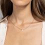PAVOI 14K Gold Plated Round Created Opal Necklace | Opal Necklaces for Women