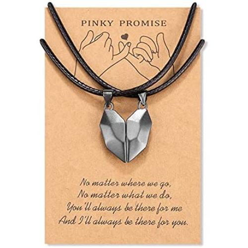 Tarsus Magnet Couple Attraction Necklace Relationship Unique Jewelry Gifts for Girlfriend Boyfriend Wife Husband