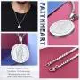 FaithHeart Saint Christopher/Jude/Joseph/Anthony/Thomas/Benedict/Patrick Necklace Stainless Steel Catholic Patron Saints Medal Jewelry Blessings Amulet Customize Available FaithHeart Saint Christopher/Jude/Joseph/Anthony/Thomas/Benedict/Patrick Necklace Stainless Steel Catholic Patron Saints Medal Jewelry Blessings Amulet Customize Available