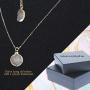 NTLX Gold Plated Pendant Necklace for Women – Stylish Gold Design – Druzy Pendant Necklace – Great Gift