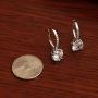LeCalla Sterling Silver Jewelry Leverback Earring for Women