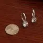 LeCalla Sterling Silver Jewelry Leverback Earring for Women LeCalla Sterling Silver Jewelry Leverback Earring for Women