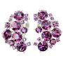 Faship Gorgeous Clip Ons Floral Earrings