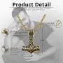 Zysta Norse Thors Hammer Pendant Vikings Necklace Keychain for Men Retro God Mythology Legendary Keyring Keychain Mjolnir Odin Symbol Necklaces Nordic Jewelry Gift Zysta Norse Thors Hammer Pendant Vikings Necklace Keychain for Men Retro God Mythology Legendary Keyring Keychain Mjolnir Odin Symbol Necklaces Nordic Jewelry Gift