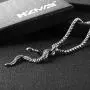 HZMAN Gothic Jewelry Mens Stainless Steel Animal Snake Pendant Chain Necklace HZMAN Gothic Jewelry Mens Stainless Steel Animal Snake Pendant Chain Necklace