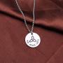 Mo ANAM Cara Necklace Iris Celtic Soul Mate Necklace BFF Gift for Her