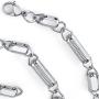Peora Stainless Steel Rolled Coil Link Necklace for Men, 6mm, Premium Hypoallergenic 316L Surgical Grade, 20 inch