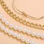 ZHUPI Women Gothic Gold Coin Imitation Pearl Star Shell Lock Buckle Bracelet Set Fashion Jewelry Bangles Pearl Bracelet(A) ZHUPI Women Gothic Gold Coin Imitation Pearl Star Shell Lock Buckle Bracelet Set Fashion Jewelry Bangles Pearl Bracelet(A)