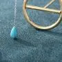 Jovono Boho Turquoise Pendant Necklaces Fashion Y-Necklace Chain Jewelry for Women and Girls (Silver) Jovono Boho Turquoise Pendant Necklaces Fashion Y-Necklace Chain Jewelry for Women and Girls (Silver)