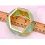 Alilang Mint Green Egyptian Pyramid Style Statement Bracelet With Golden Toned Accents Alilang Mint Green Egyptian Pyramid Style Statement Bracelet With Golden Toned Accents
