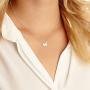 Turandoss Initial Butterfly Necklaces for Girls - Dainty 14K Gold Filled Handmade Personalized Letter Butterfly Choker Necklaces for Women Girls Jewelry Gifts