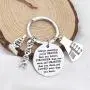WSNANG Biology Chemistry Keychain Always Remember You are Braver Stronger Smarter Than You Think Keychain Future Chemist Gift Scientist Biology Student Graduation Gift