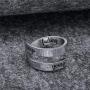 Tattooshe Stainless Steel Ring Stamped Keep Going Stacking Never Give Up Inspired Jewelry You are Braver Than You Believe