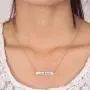MIXIA Gold Color Galaxy Astronomy Crescent Moon Phases Necklace Women Long Vertical Bar Lunar Phenomena Talisman Witchcraft Jewelry Pendant