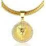 Halukakah ● Kings Landing ● 18k Real Gold Plated Lion Pendant Necklace,with Free SharkTail Chain 30''