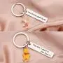 SEIRAA the Pooh Bear Gift How Do You Spell Love Piglet & Winnie Jewelry Couple Keycian set of 2 Friendship Keychain