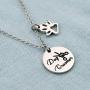 SEIRAA Pet Groomer Gift Dog Groomer Necklace Vet Tech Jewelry Paw Print Charm Necklace Gift for Animals Lover