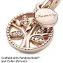 Pandora Jewelry Family Heritage Dangle Cubic Zirconia Charm in Pandora Rose Pandora Jewelry Family Heritage Dangle Cubic Zirconia Charm in Pandora Rose