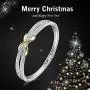 Angelady Silver Plated Wide Bangle Bracelet for Women Girls, Infinity Lucky Endless Love Bangle, Birthday Mothers Day Gift for Mom Wife Girlfriend Daughter Angelady Silver Plated Wide Bangle Bracelet for Women Girls, Infinity Lucky Endless Love Bangle, Birthday Mothers Day Gift for Mom Wife Girlfriend Daughter