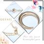 YienDoo Boho Multilayer Necklace Trendy Crescent Moon Pendant Bead Choker Chain Bohemia Jewelry For Woman and Girls (Gold)