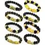 CARSHIER 8PCS Feng Shui Good Luck Bracelets for Men Women Obsidian Bead Chinese Dragon Lucky Charm Bracelet Pixiu Pi Yao Attract Wealth Money Feng Shui Jewelry Adjustable Elastic CARSHIER 8PCS Feng Shui Good Luck Bracelets for Men Women Obsidian Bead Chinese Dragon Lucky Charm Bracelet Pixiu Pi Yao Attract Wealth Money Feng Shui Jewelry Adjustable Elastic
