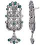 Aheli Ethnic Vintage Bohemian Style Indian Oxidized Finish Dangle Earrings Bollywood Wedding Traditional Jewelry for Women Girls
