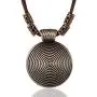 COOSTUFF ANNA Genuine Leather Jewelry Necklace for Women Fashion Adjustable Rope Womens Pendant Choker COOSTUFF ANNA Genuine Leather Jewelry Necklace for Women Fashion Adjustable Rope Womens Pendant Choker