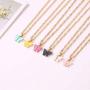 Floveal Butterfly Necklaces and Earrings Set for Women Gold Plated Dainty butterfly Choker Necklace, Butterfly Layered Chain Necklace, Jewelry for Women and Girls