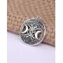 Pagan Triple Moon Goddess Pentacle Celtic Tree of Life Alloy Pendant for Jewelry Making