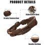 FIBO STEEL 12-17 Pcs Leather Bracelet for Men Women Woven Cuff Bracelet Adjustable