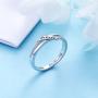Inspirational Jewelry Sterling Silver Engraved Believe All Things are Possible Band Ring for Women Girlfriend, Size 5-10