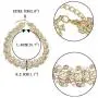 EVER FAITH Austrian Crystal Bridal Ivory Color Simulated Pearl Leaf Luxury Necklace Earrings Bracelet Set EVER FAITH Austrian Crystal Bridal Ivory Color Simulated Pearl Leaf Luxury Necklace Earrings Bracelet Set