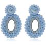 Statement Drop Earrings - Bohemian Beaded Teardrop Dangle Earrings Gift for Women
