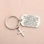Godson Gifts from Godmother Godfather Godson Baptism Gifts Godson Keychain Jewelry Christening Gift Communion Gift