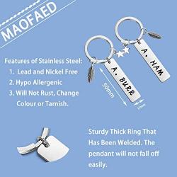 MAOFAED A. Ham A. Burr Alexander Hamilton Broadway Musical Inspired Gift Friendship Gift Aaron Burr Musical Theatre Gift