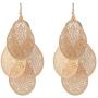 Grace Jun Bridal Vingtage 4 Teardrop Shape Pierced Dangle Earrings Large Statement Earrings