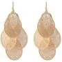Grace Jun Bridal Vingtage 4 Teardrop Shape Pierced Dangle Earrings Large Statement Earrings